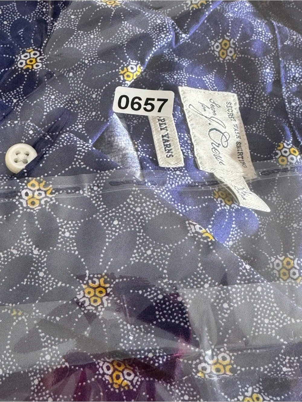 J Crew Shirt Mens Sz XL Classic Short Sleeve Floral Button Down 100s 2 ply Yarn